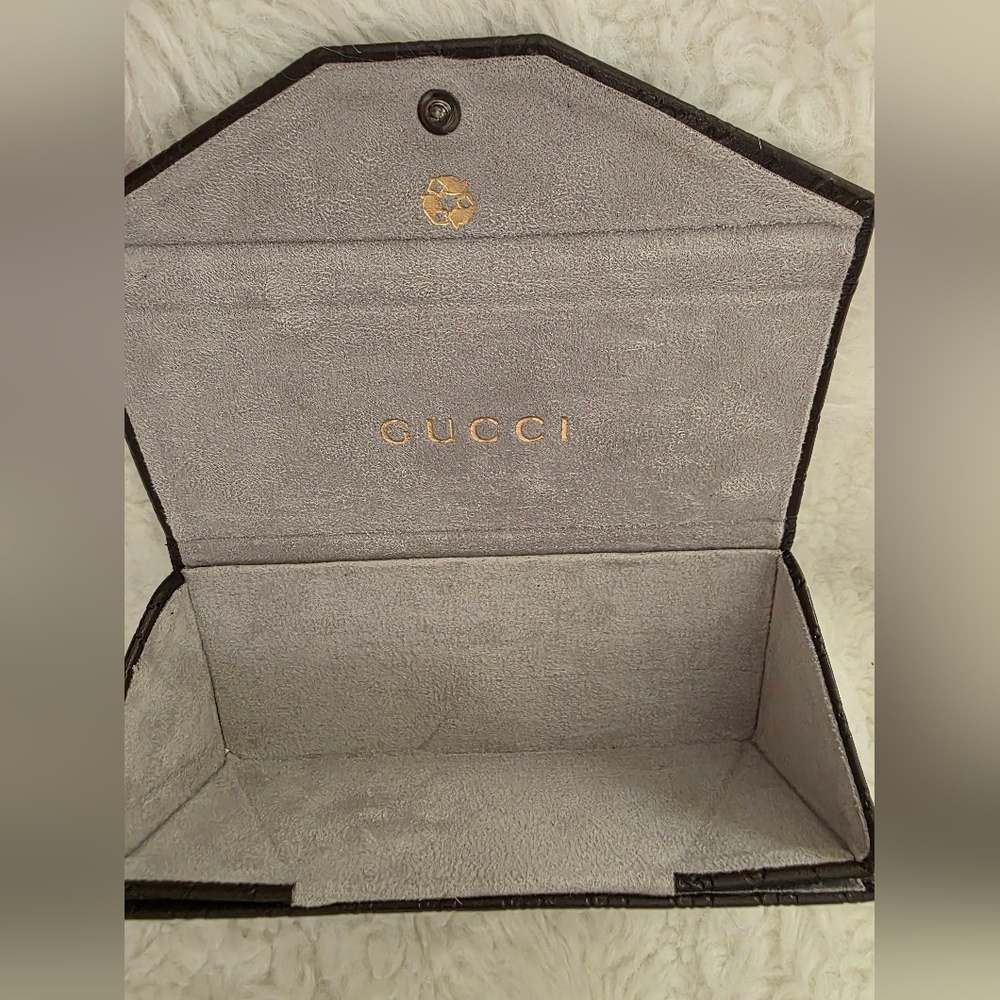 Gucci Women's Brown Glasses Case